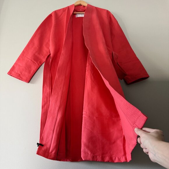 NEW Red Unisex Wrap Robe Soft Microfiber - Picture 5 of 15